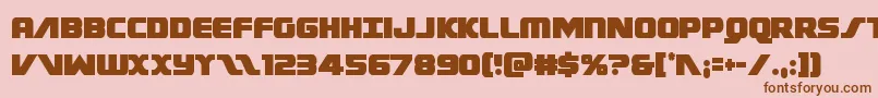 More about Federalescortcond Font Federalescortcond Font – Brown Fonts on Pink Background