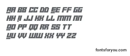 RobotCrushItalic Font