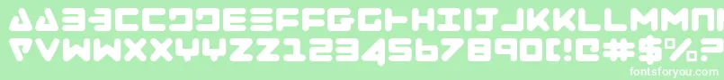ZealotLight Font – White Fonts on Green Background