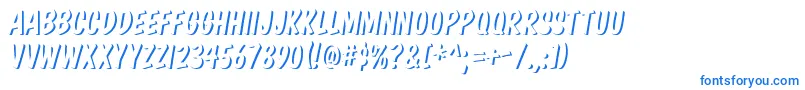 KomikaTitleEmboss Font – Blue Fonts