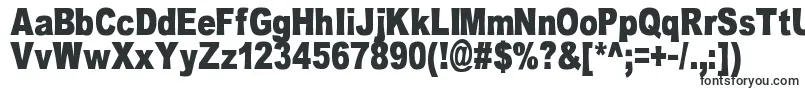 OmniblackDemo-fontti – yritysfontit