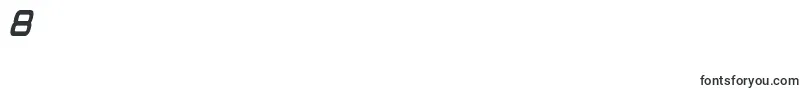 ProbertCondensedBlackItalic Font – Fonts for Digit 8