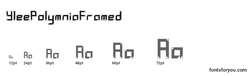 Размеры шрифта YleePolymniaFramed