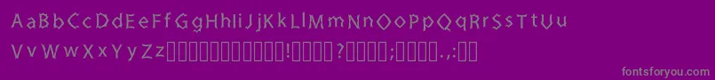 Шрифт ZinedkaRegular – серые шрифты на фиолетовом фоне