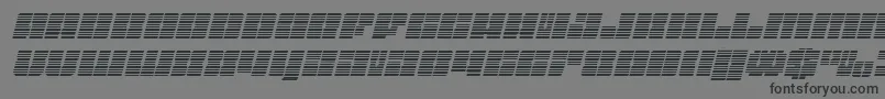 Starnurserygradital Font – Black Fonts on Gray Background