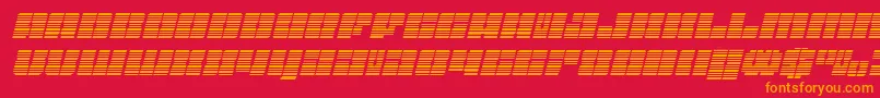 Starnurserygradital Font – Orange Fonts on Red Background