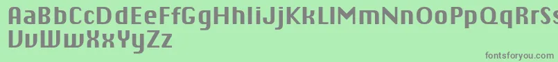 ChiqReducedBold Font – Gray Fonts on Green Background