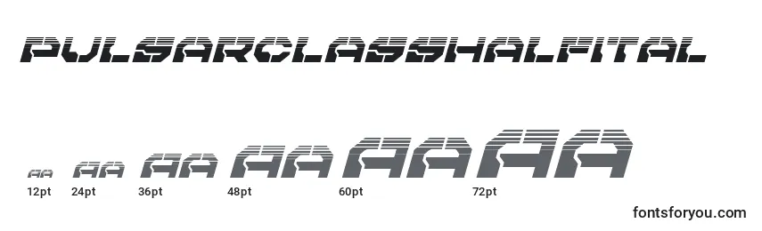 Pulsarclasshalfital Font Sizes