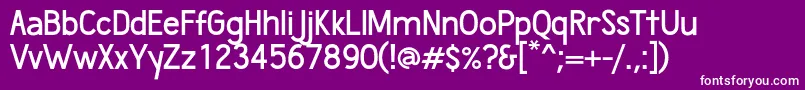 More about WumbologySemibold Font WumbologySemibold Font – White Fonts on Purple Background