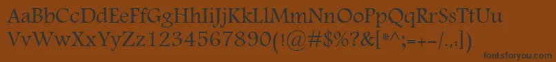 MohammadAnnoktah Font – Black Fonts on Brown Background