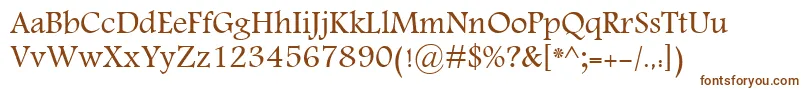 MohammadAnnoktah Font – Brown Fonts on White Background