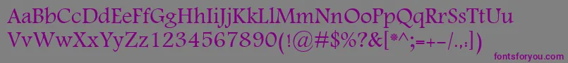 MohammadAnnoktah Font – Purple Fonts on Gray Background