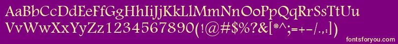 MohammadAnnoktah Font – Yellow Fonts on Purple Background