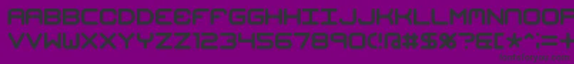 MishmashBrk Font – Black Fonts on Purple Background