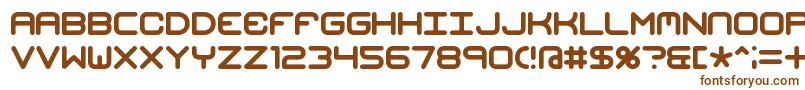 MishmashBrk Font – Brown Fonts on White Background