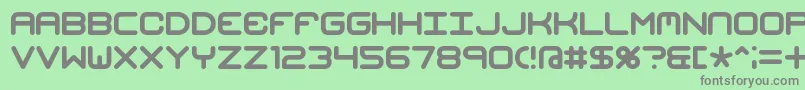 Шрифт MishmashBrk – серые шрифты на зелёном фоне