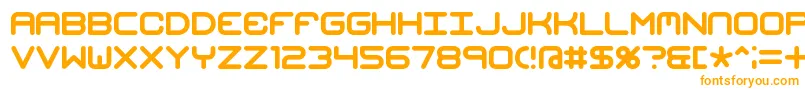 MishmashBrk-fontti – oranssit fontit valkoisella taustalla