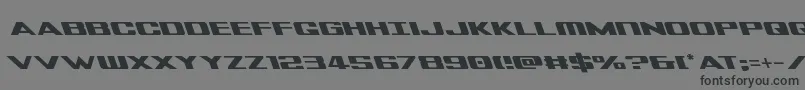 Tigersharkleft Font – Black Fonts on Gray Background