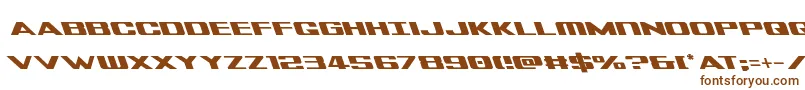 Tigersharkleft Font – Brown Fonts on White Background