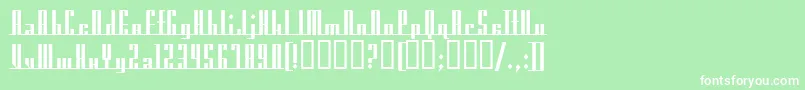 AmericanaDreamsUprightBold Font – White Fonts on Green Background