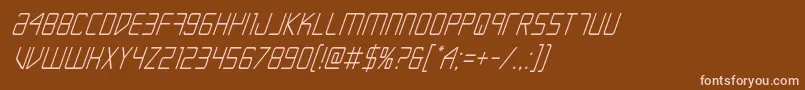 More about Escapeartistcondital Font Escapeartistcondital Font – Pink Fonts on Brown Background