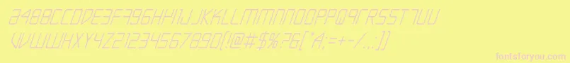 More about Escapeartistcondital Font Escapeartistcondital Font – Pink Fonts on Yellow Background