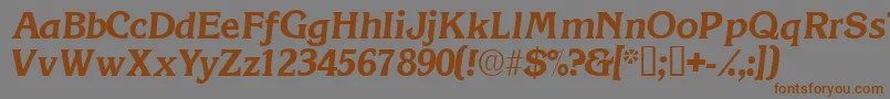 More about ViticasskItalic Font ViticasskItalic Font – Brown Fonts on Gray Background