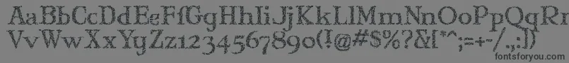Maryjgi Font – Black Fonts on Gray Background