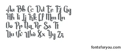 Review of the HarsonDemo Font
