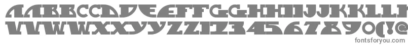 Mygalswoopynf Font – Gray Fonts on White Background