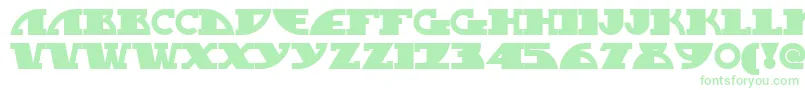 Mygalswoopynf Font – Green Fonts on White Background