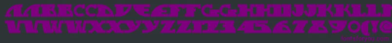 Mygalswoopynf Font – Purple Fonts on Black Background