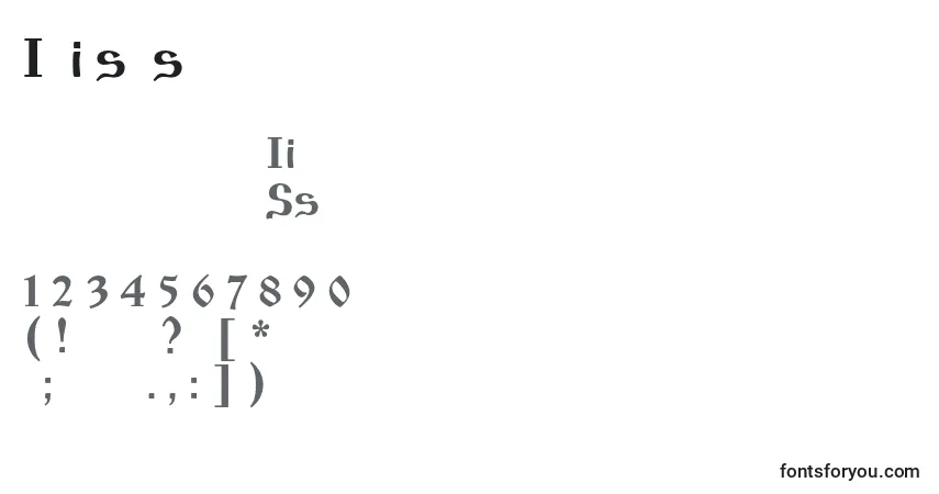 Шрифт Izhitsaos – алфавит, цифры, специальные символы