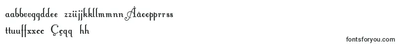 Fontleroybrownnf-fontti – uzbekin fontit