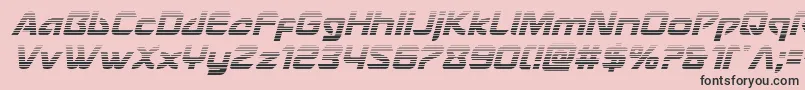Usangelgradital Font – Black Fonts on Pink Background