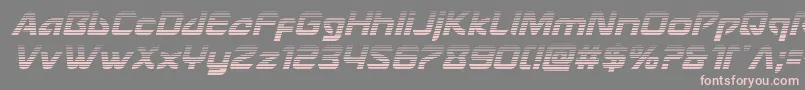 Usangelgradital Font – Pink Fonts on Gray Background