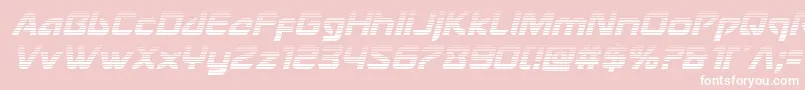 Usangelgradital Font – White Fonts on Pink Background