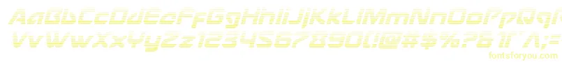 Usangelgradital Font – Yellow Fonts on White Background