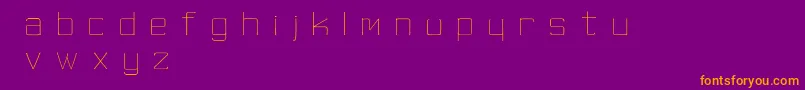 More about SkinnyMinnie Font SkinnyMinnie Font – Orange Fonts on Purple Background