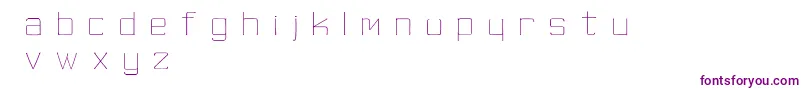 SkinnyMinnie-Schriftart – Violette Schriften