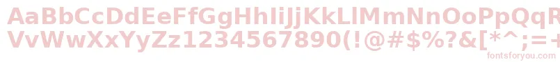 AeAlmothnnaBold Font – Pink Fonts on White Background