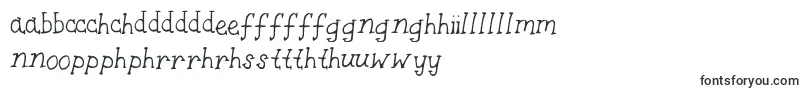 SausageBiscuit-Schriftart – walisische Schriften