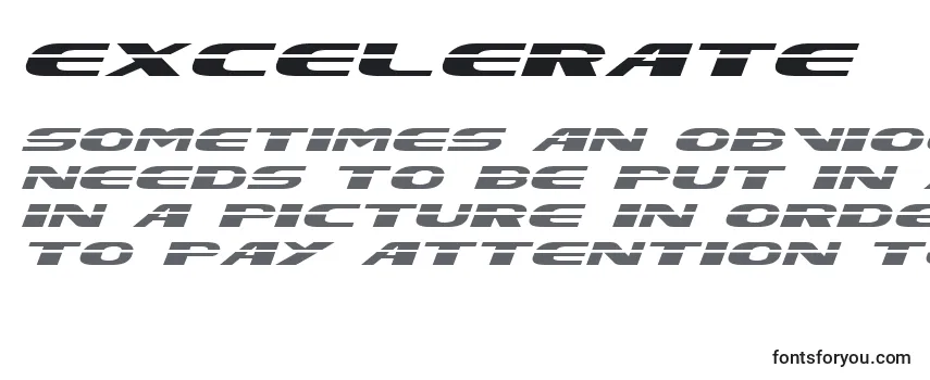 Excelerate Font