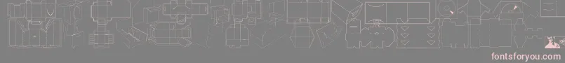 FtfInspilloPackagee Font – Pink Fonts on Gray Background