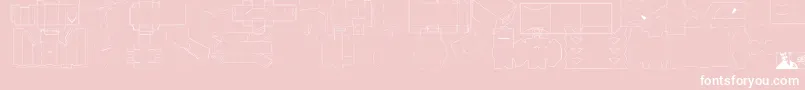 FtfInspilloPackagee Font – White Fonts on Pink Background