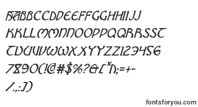 BrinAthynCondensedItalic font – cool Fonts