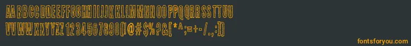 Lisätietoja Kaktuspiste-fontista Kaktuspiste-fontti – oranssit fontit mustalla taustalla
