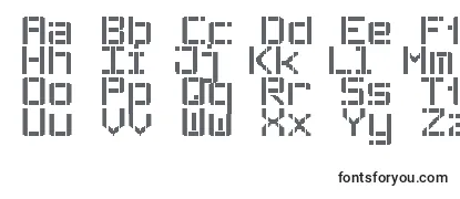 Шрифт StencilPixel7