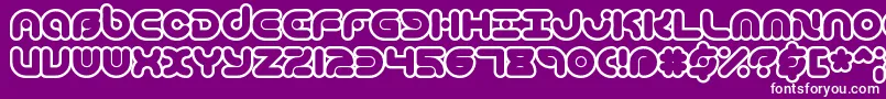 Police TechniqueOlBrk – polices blanches sur fond violet