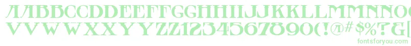 StowawayMf Font – Green Fonts on White Background